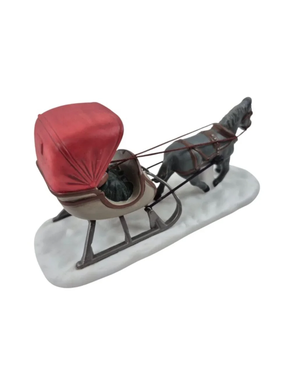 Department 56 One Horse Open Sleigh Accessory 59820 Heritage Dickens Village Box